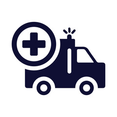 car, ambulance, medical care, ambulance icon