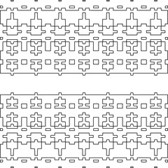 Stylish texture with figures from lines.Abstract geometric black and white pattern for web page, textures, card, poster, fabric, textile. Monochrome graphic repeating design. 