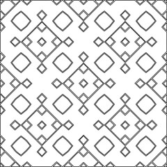 Stylish texture with figures from lines.Abstract geometric black and white pattern for web page, textures, card, poster, fabric, textile. Monochrome graphic repeating design. 