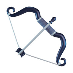 Archery Bow 3D Icon