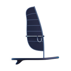 Wind Surfing 3D Icon