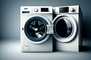washing machine vector illustration