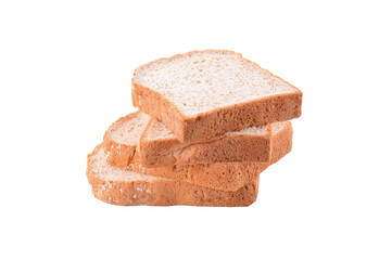whole grain bread isolated on transparent png