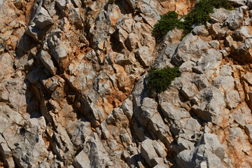 Gestein auf dem Dobratsch in Kärnten