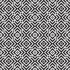 Vector seamless models. Modern stylish texture. Composition from regularly repeating geometrical element. Monochrome, simple. Vector illustrations.