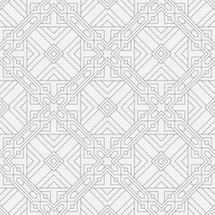 Vector seamless pattern. Modern stylish texture. Monochrome, linear abstract background.