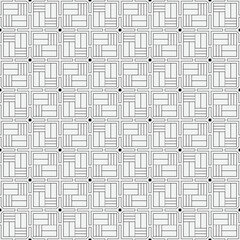 Vector seamless pattern. Modern stylish texture. Monochrome, linear abstract background.