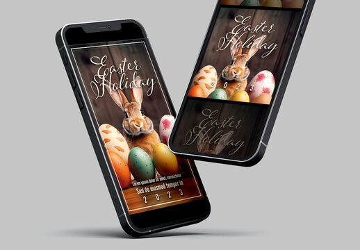Happy Easter Social Media Generated With AI