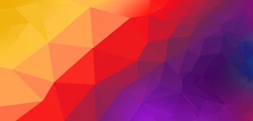 Obraz premium Low Poly background design, Colorful low poly pattern design