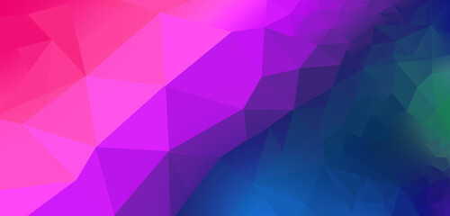 Low Poly background design, Colorful low poly pattern design