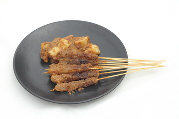 Sate Cungkring is Indonesian textured satay of cow skin. Cungkring is a typical culinary from Bogor, West Java.

