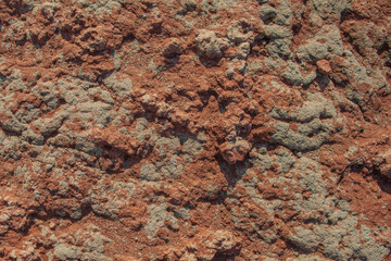 textura tierra y piedras roja