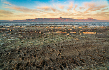 Sunset at the Salton Sea