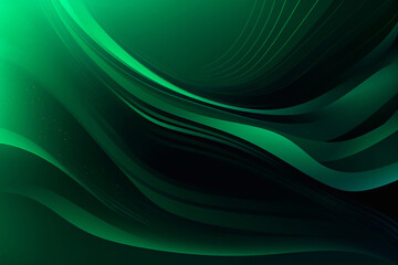 Dark green abstract modern background. AI Generated