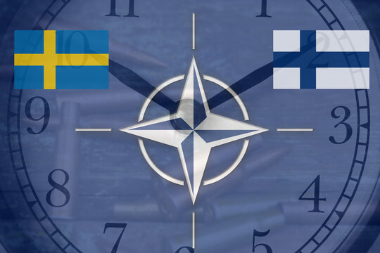 Flags of Finland and Sweden, Concept of the accession of NATO