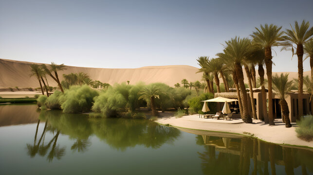 oasis in the desert Generative AI