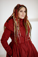 portrait of a woman in coat