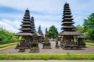 Fototapeta na wymiar views of taman ayun temple in bali, indonesia