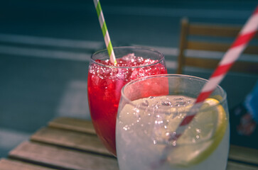 Limonade dans un bar à barcelone