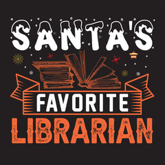 Librarian Typography T-shirt Design