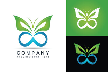 Butterfly abstract Vector Logo Design Template