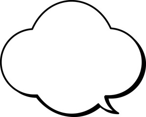 Shadow comic speech bubble. Idea box 