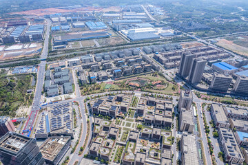 Fototapeta na wymiar Power Valley Industrial Park, High-tech Zone, Zhuzhou City, China