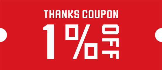 割引クーポンのイラスト