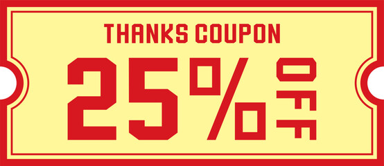 割引クーポンのイラスト