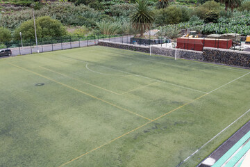 Rural football pitch