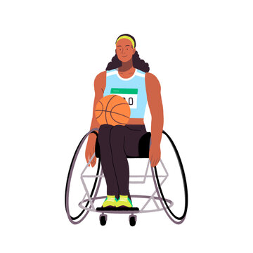 Wheelchair Basketball Female Athlete