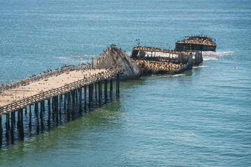 Seacliff State Beach and the S.S. Palo Alto