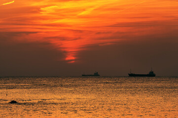 Fototapeta premium 房総須崎の夕焼け