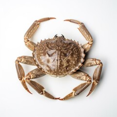 crab on white background