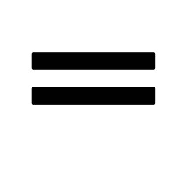 Equal Sign Icon