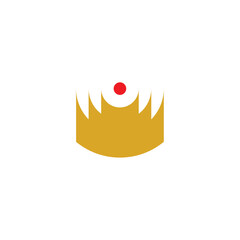 crown king royal logo vector symbol