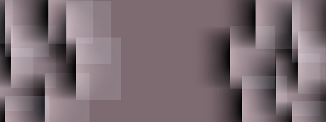 Modern decorative abstract mosaic pattern geometric banner design vector