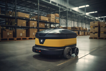 Precision and Efficiency of an AGV in a Warehouse Setting