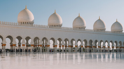 Sheikh Zayed Mosque in Abu Dhabi 