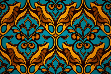 Fototapeta premium Seamless floralpattern, abstract background