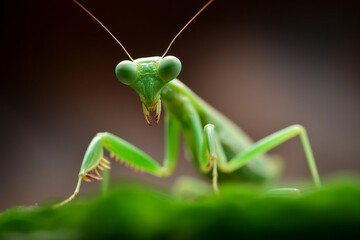 green praying mantis