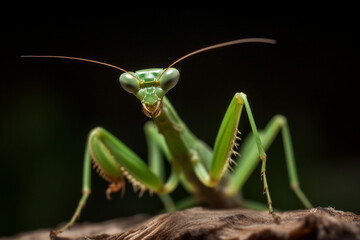green praying mantis