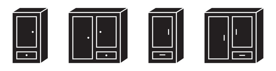Armoire icon. Furniture icon. cupboard icon, vector illustration