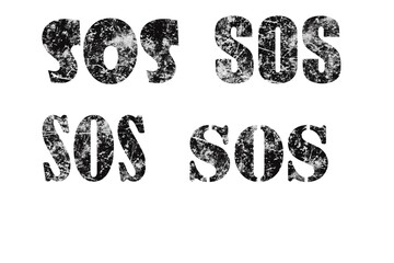 SOS Help.An alarming international signal.