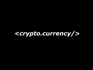 Crypto currency