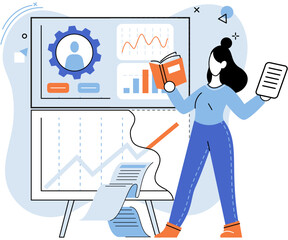 HR department, headhunter job, selection interview. Employer selects applicant, candidates for work or study. Specialist engaged in selection, adaptation, dismissal and even development of personnel