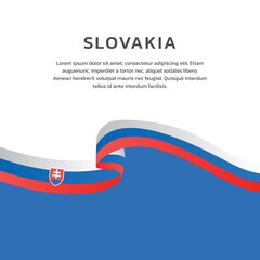 Illustration of slovakia flag Template