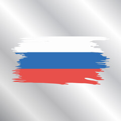 Illustration of russia flag Template