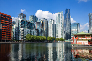 Naklejka premium Modern buildings in London