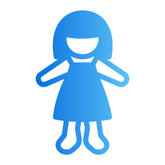 doll gradient icon